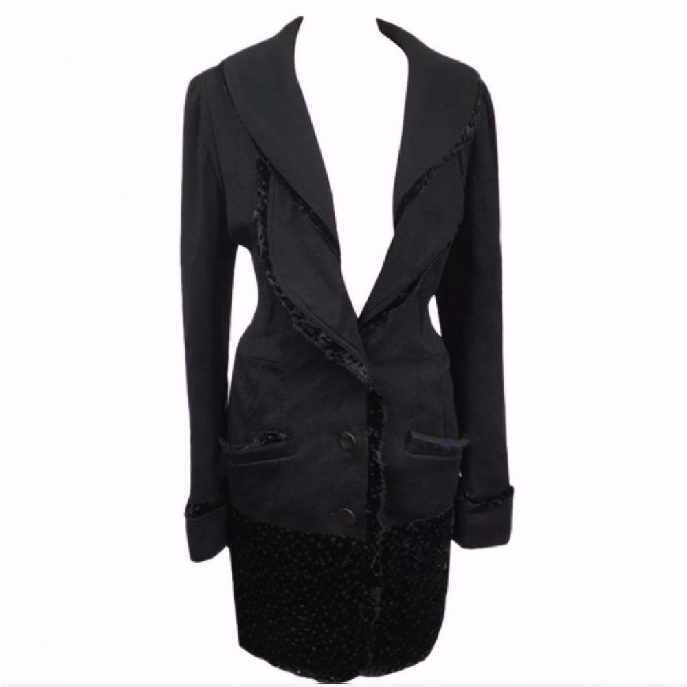 Rare, archival John Galliano overcoat. Fall/Winter 2008